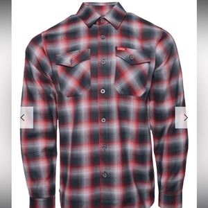 DIXXON EQUALIZER FLANNEL - size L - like new , worn maybe once
